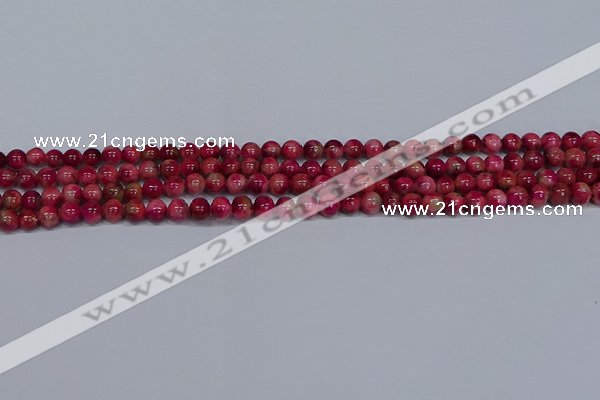 CMJ477 15.5 inches 4mm round rainbow jade beads wholesale