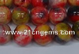 CMJ488 15.5 inches 12mm round rainbow jade beads wholesale