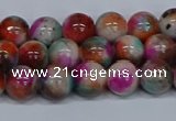 CMJ493 15.5 inches 8mm round rainbow jade beads wholesale