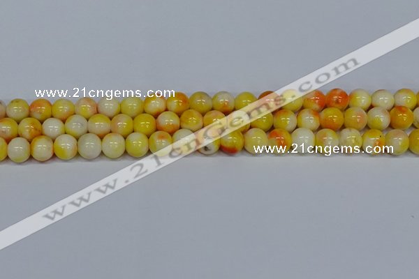 CMJ508 15.5 inches 10mm round rainbow jade beads wholesale