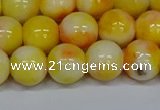 CMJ509 15.5 inches 12mm round rainbow jade beads wholesale