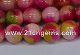 CMJ516 15.5 inches 12mm round rainbow jade beads wholesale