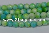 CMJ519 15.5 inches 4mm round rainbow jade beads wholesale