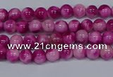 CMJ526 15.5 inches 4mm round rainbow jade beads wholesale