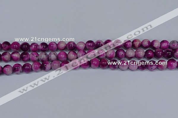 CMJ529 15.5 inches 10mm round rainbow jade beads wholesale