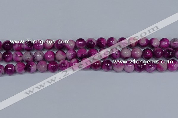 CMJ530 15.5 inches 12mm round rainbow jade beads wholesale