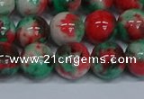 CMJ537 15.5 inches 12mm round rainbow jade beads wholesale