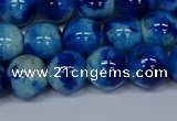 CMJ544 15.5 inches 12mm round rainbow jade beads wholesale