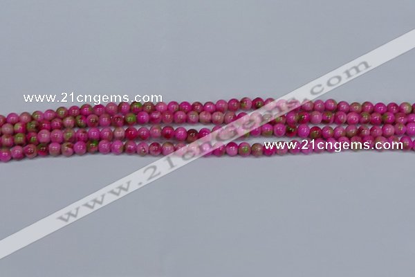 CMJ547 15.5 inches 4mm round rainbow jade beads wholesale