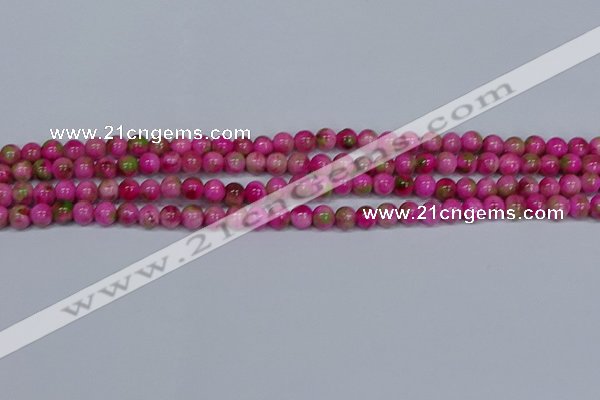 CMJ548 15.5 inches 6mm round rainbow jade beads wholesale