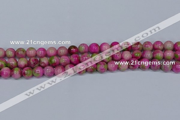 CMJ551 15.5 inches 12mm round rainbow jade beads wholesale