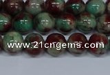 CMJ570 15.5 inches 8mm round rainbow jade beads wholesale