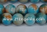 CMJ579 15.5 inches 12mm round rainbow jade beads wholesale