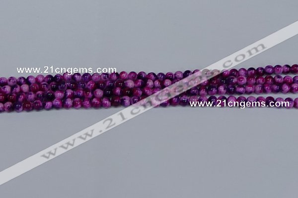 CMJ582 15.5 inches 4mm round rainbow jade beads wholesale