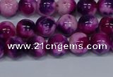 CMJ584 15.5 inches 8mm round rainbow jade beads wholesale