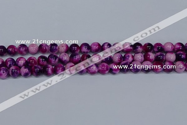 CMJ585 15.5 inches 10mm round rainbow jade beads wholesale