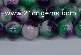 CMJ599 15.5 inches 10mm round rainbow jade beads wholesale