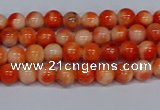 CMJ603 15.5 inches 4mm round rainbow jade beads wholesale