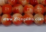 CMJ607 15.5 inches 12mm round rainbow jade beads wholesale