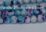 CMJ611 15.5 inches 6mm round rainbow jade beads wholesale