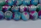 CMJ613 15.5 inches 10mm round rainbow jade beads wholesale