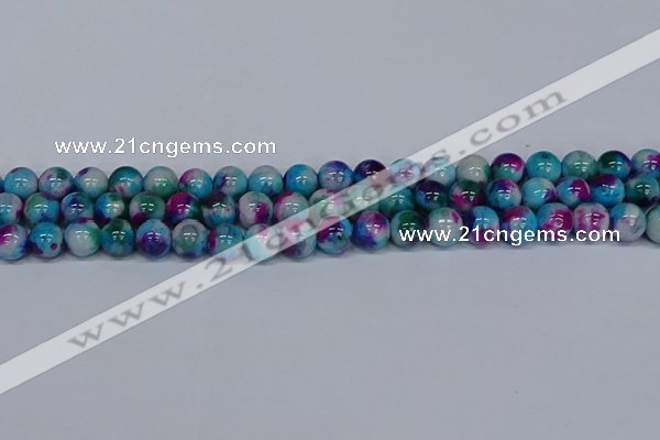 CMJ613 15.5 inches 10mm round rainbow jade beads wholesale