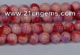 CMJ618 15.5 inches 6mm round rainbow jade beads wholesale