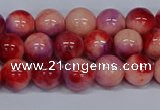 CMJ619 15.5 inches 8mm round rainbow jade beads wholesale