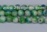 CMJ625 15.5 inches 6mm round rainbow jade beads wholesale