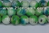 CMJ627 15.5 inches 10mm round rainbow jade beads wholesale