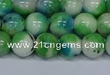 CMJ628 15.5 inches 12mm round rainbow jade beads wholesale