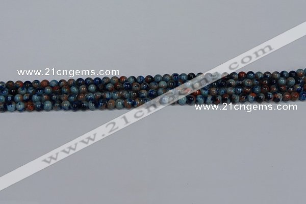 CMJ631 15.5 inches 4mm round rainbow jade beads wholesale