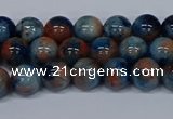 CMJ633 15.5 inches 8mm round rainbow jade beads wholesale