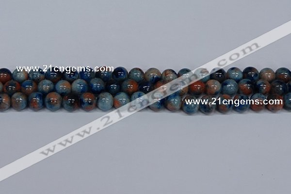 CMJ635 15.5 inches 12mm round rainbow jade beads wholesale