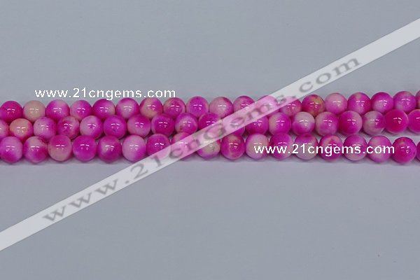 CMJ641 15.5 inches 10mm round rainbow jade beads wholesale