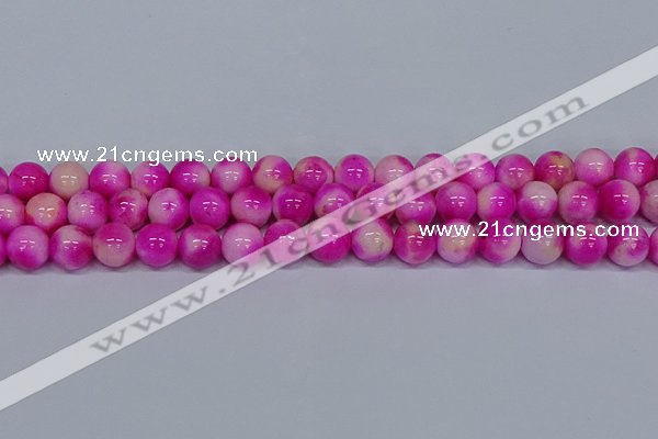 CMJ642 15.5 inches 12mm round rainbow jade beads wholesale