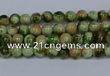 CMJ673 15.5 inches 4mm round rainbow jade beads wholesale