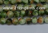 CMJ674 15.5 inches 6mm round rainbow jade beads wholesale