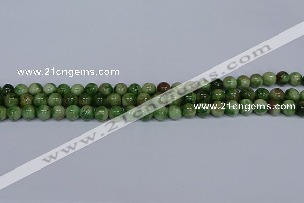 CMJ703 15.5 inches 8mm round rainbow jade beads wholesale