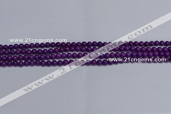 CMJ71 15.5 inches 4mm round Mashan jade beads wholesale