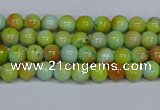 CMJ736 15.5 inches 4mm round rainbow jade beads wholesale