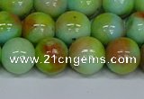 CMJ740 15.5 inches 12mm round rainbow jade beads wholesale