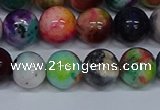 CMJ754 15.5 inches 12mm round rainbow jade beads wholesale