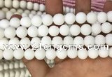 CMJ803 15.5 inches 10mm round matte Mashan jade beads wholesale