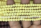 CMJ805 15.5 inches 4mm round matte Mashan jade beads wholesale