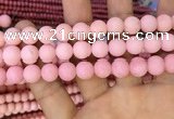 CMJ823 15.5 inches 10mm round matte Mashan jade beads wholesale