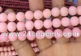 CMJ824 15.5 inches 12mm round matte Mashan jade beads wholesale