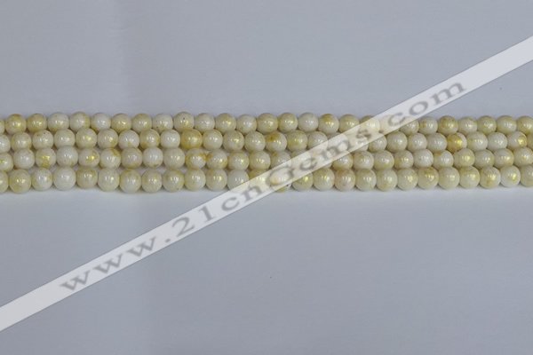 CMJ900 15.5 inches 4mm round Mashan jade beads wholesale