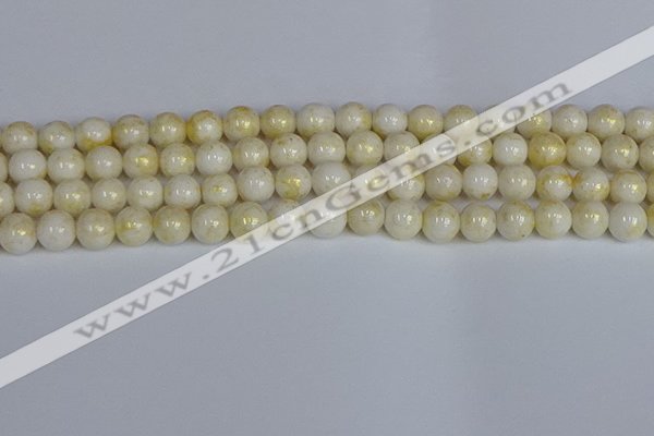 CMJ901 15.5 inches 6mm round Mashan jade beads wholesale