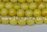 CMJ905 15.5 inches 4mm round Mashan jade beads wholesale